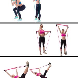 Pilates Bar,Yoga aids, Helps Body Flexibility and Strength Training ...